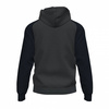 Bluza piłkarska Joma Academy 101967.151 szaro czarna bluza sportowa rozpinana z kapturem