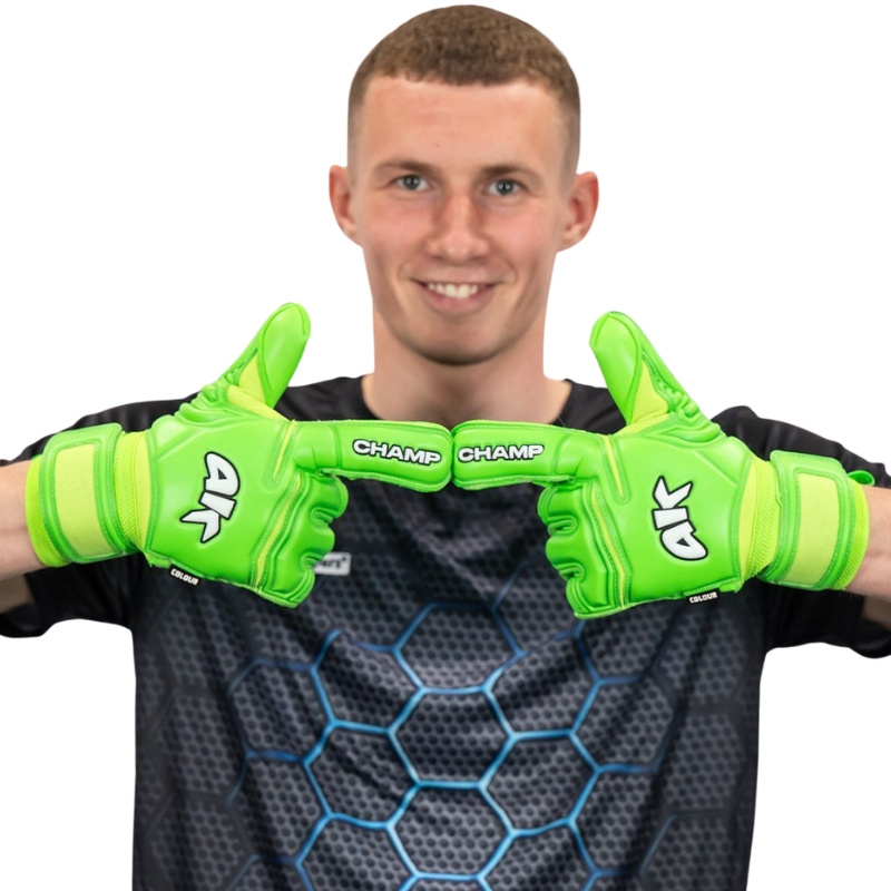 Rękawice bramkarskie 4KEEPERS Champ Colour Green VII RF2G senior - amortyzacja