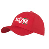 Czapka bejsbolówka 3974 MAZUR KARCZEW czerwona – nadruk DTF, barwy klubowe