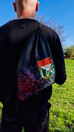 Worek na plecy MAZUR KARCZEW – indywidualny wzór sublimowany, barwy klubowe