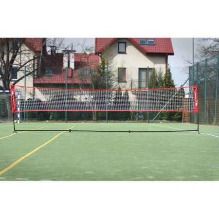 Zestaw do siatkonogi Yakima Elite Pro Indoor – 6x1,5 m, czarno-czerwony