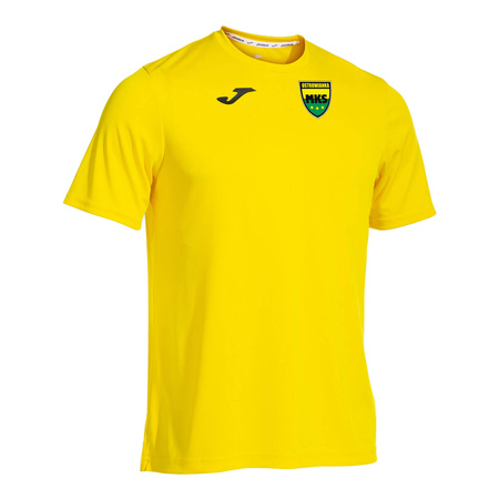 Komplet treningowy MKS OSTROWIANKA Joma - koszulka, spodenki, getry, żółto-czarny – oficjalny zestaw treningowy z Ostrowi Mazowieckiej