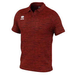 Koszulka polo Errea Carlos FM780C00020 czerwona – klasyka w eleganckim wydaniu