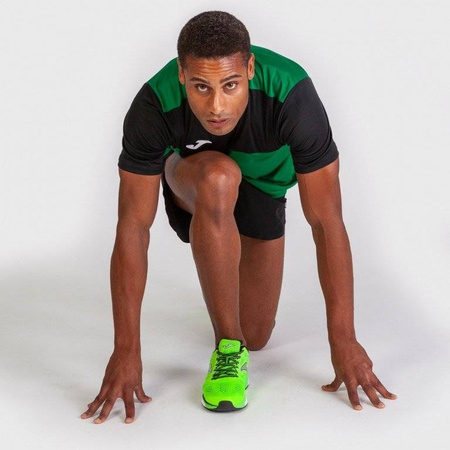 Koszulka piłkarska Joma Winner 100946.401 zielono czarna t-shirt sportowy