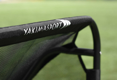 Bramka piłkarska Yakima GIZA 180x120 cm – czarna, profesjonalna, 15 kg