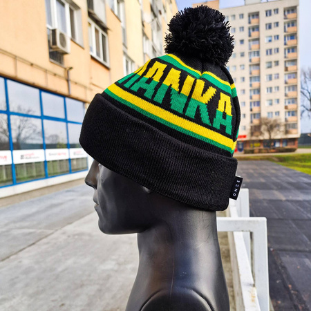 Czapka ONZE zimowa z wywinięciem i pomponem