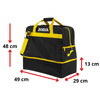 torba JOMA TRAINING 400007.109 M czarna sportowa torba treningowa z dolną komorą wykonana z wysokiej jakości materiałów