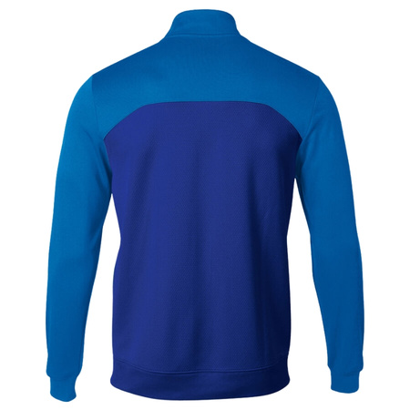 Bluza piłkarska Joma Winner II 102656.700 niebieska bluza z długim suwakiem i kieszeniami