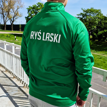 Bluza treningowa RYŚ LASKI – herb żakardowy, nadruki flex, suwak, ściągacze
