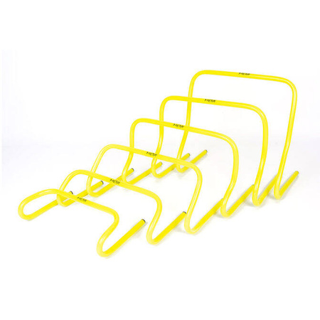 Płotek treningowy META 23cm 1100901540 – sztywny płotek piłkarski do ćwiczeń technicznych i szybkościowych