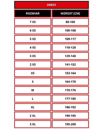 Komplet dresowy JOMA 18x danubio II 103122