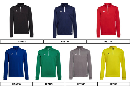 18x dres SENIORSKI bluza adidas ENTRADA22 z krótkim suwakiem + spodnie adidas ENTRADA22 ze zwężoną nogawką