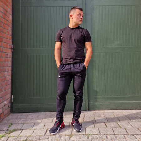 Dres JOMA AP11 fioletowy z herbem DTF i napisem na plecach, personalizowany, bluza i spodnie