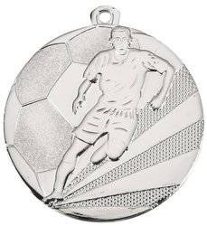 Medal piłkarski - D112A.02 - srebrny – nagroda dla wicemistrzów piłkarskich