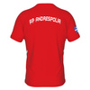 Koszulka treningowa AP Andrespolia czerwona – herb klubu i gminy, napis na plecach