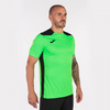 Koszulka piłkarska Joma Champion VI 101822.021 fluorescencyjny zielony czarny t-shirt sportowy