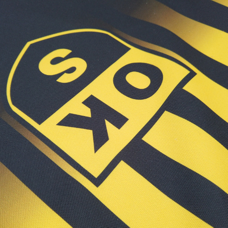 Worek OKS Start Otwock – pakowny z grafiką OKS Otwock na całości, 100% poliester, sublimacja logo, alternatywa dla plecaka