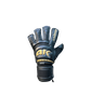 Rękawice 4Keepers Champ Gold Black VI RF2G Junior z płynem do czyszczenia - technologia Giga Grip, krój Roll Finger 2nd Gen, ekskluzywny czarno-złoty design