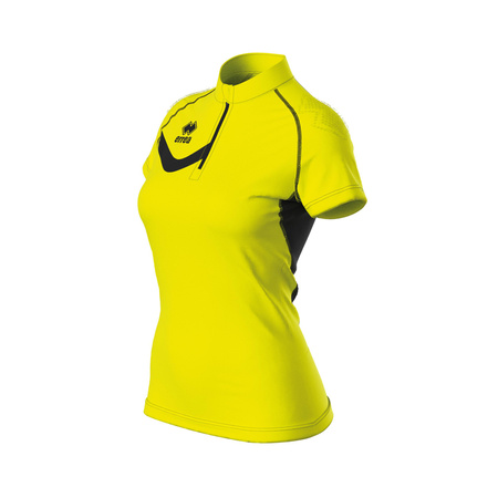Damska koszulka Erreà Shelly GM1P0C04920 żółta fluo – styl i wygoda na trening i co dzień