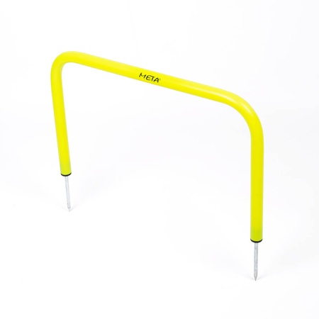 Tyczka do podań kątowa META 1512181120 – wbijana tyczka piłkarska 30x45 cm do ćwiczeń techniki i szybkości