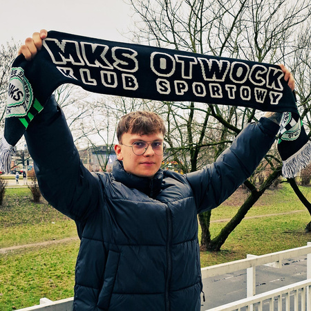 Szalik dziany dwustronny