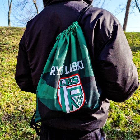 Worek na plecy RYŚ LASKI – indywidualny wzór sublimowany, barwy klubowe