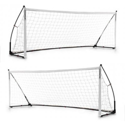 Zestaw 2x bramka piłkarska Quickplay Kickster Elite 3x1m – zestaw składanych bramek treningowych dla najmłodszych