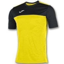 Koszulka piłkarska Joma Winner 100946.901 żółto czarna t-shirt sportowy