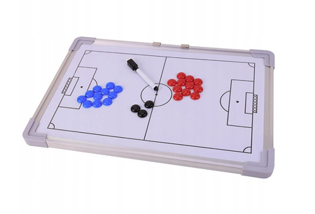 Tablica taktyczna do piłki nożnej YAKIMA 30x45 cm z magnesami 100155 – przenośne narzędzie do planowania strategii