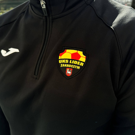 Bluza treningowa LIDER ZAKROCZYM – suwak, herb żakardowy, nadruk nazwy, personalizowana, ściągacze