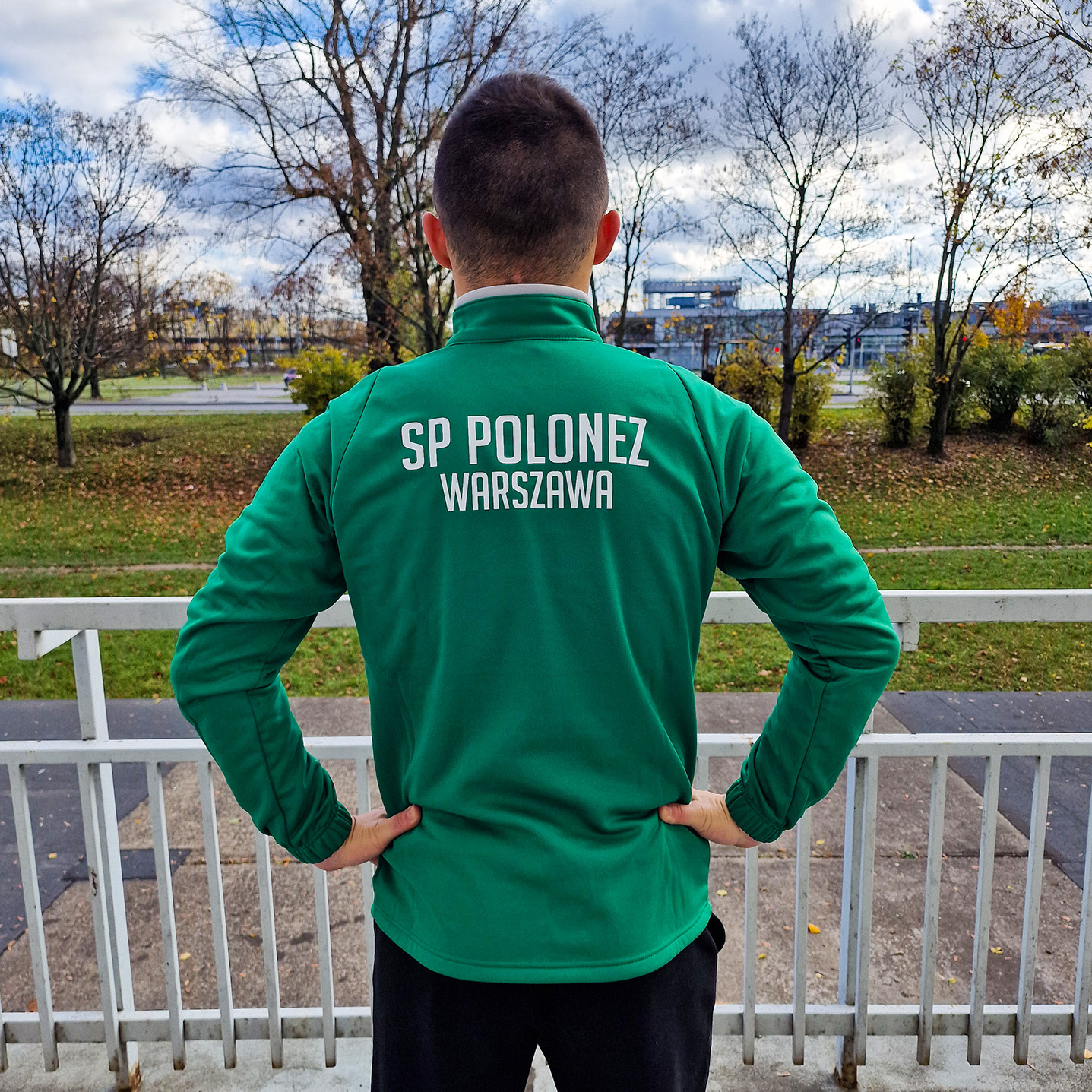 Bluza treningowa POLONEZ WARSZAWA – bok