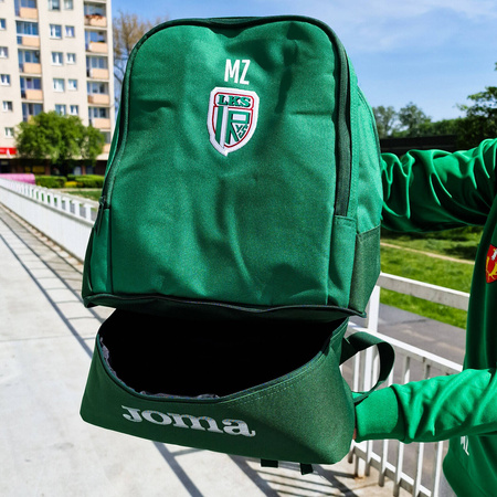 Plecak RYŚ LASKI – herb żakardowy, inicjały, podwójne dno, 23,8l, personalizowany