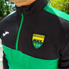 Bluza treningowa Joma MKS OSTROWIANKA - z półzamkiem, czarno-zielona, z herbem i nazwą klubu