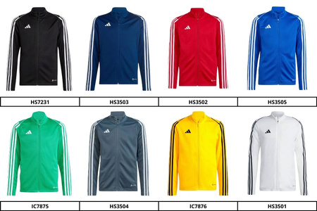 18x dres SENIORSKI bluza adidas TIRO23 LEAGUE z długim suwakiem + spodnie adidas TIRO23 LEAGUE ze zwężoną nogawką