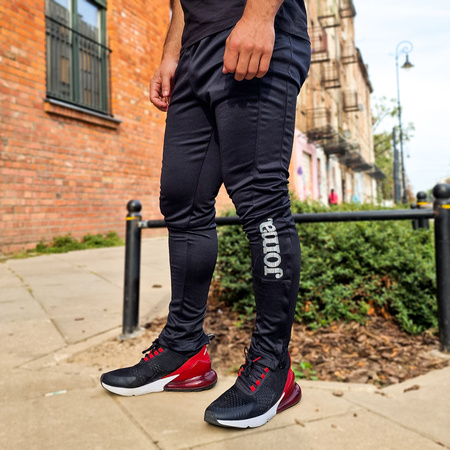 Spodnie Joma Combi Gold 100761.100 czarne spodnie dresowe na co dzień jak i do treningu zapewniające optymalne dopasowanie