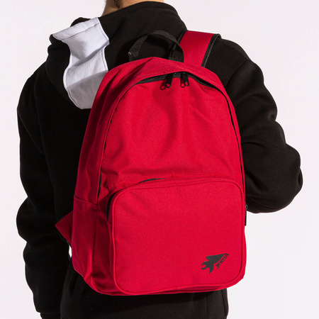 Plecak Joma Beta 401051.600 - czerwony, pojemny, sportowy, z kieszenią przednią, wytrzymały