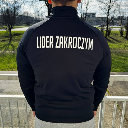 Dres treningowy LIDER ZAKROCZYM spodnie regular – bluza z herbem żakardowym, nadruk nazwy, personalizowany