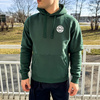 Bluza z kapturem MKS OTWOCK zielona – bawełniana kangurka z herbem DTF i nazwą na plecach, personalizowana