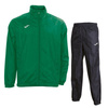 Zestaw ortalionowy Joma - zielona kurtka Iris 100087.450 + czarne spodnie Leeds 100514.100, wodoodporny, oddychający