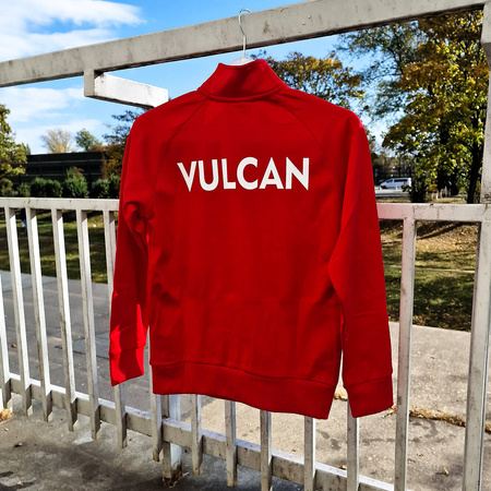 Bluza treningowa JOMA VULCAN – herb żakardowy, nadruk nazwy klubu, suwak, ściągacze, personalizowana
