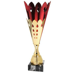 Puchar BI BIE.SERIE45 H47 – złoto-czerwone trofeum sportowe z personalizacją