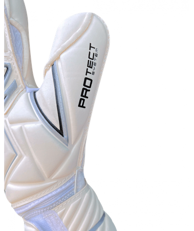 Rękawice 4Keepers Guard Pro MNC Junior z płynem do czyszczenia - pianka Giga Grip, krój Mixed Cut, usztywnienia palców