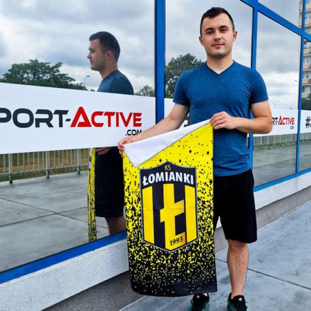 Ręcznik ONZE z mikrofibry, nadruk jednostronny