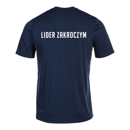 Koszulka treningowa LIDER ZAKROCZYM – oddychający materiał, herb 3D, nadruk nazwy, personalizowana dla kibiców