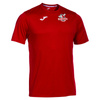 Koszulka meczowa Jedność Warszawa czerwona – herb klubu, nazwisko i numer zawodnika