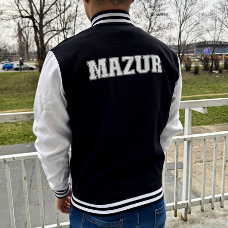 Bluza College MAZUR KARCZEW – nadruk DTF, herb i napis, barwy klubowe