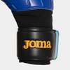Rękawice bramkarskie Joma Brave 401366.721  lateksowe pokrycie, ochrona palców, regulowany mankiet, niebiesko-żółty design