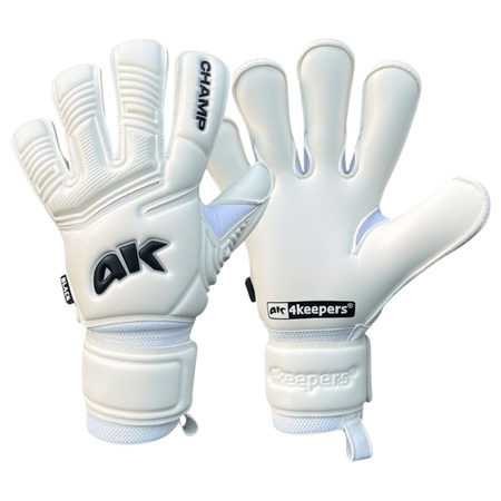 Rękawice 4Keepers Champ Black VII RF2G junior z płynem do czyszczenia - rękawice juniorskie na naturalne boiska