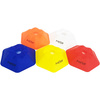 Stożki sześciokątne META 1800005060 – 50 sztuk piłkarskich stożków do treningów technicznych i koordynacyjnych
