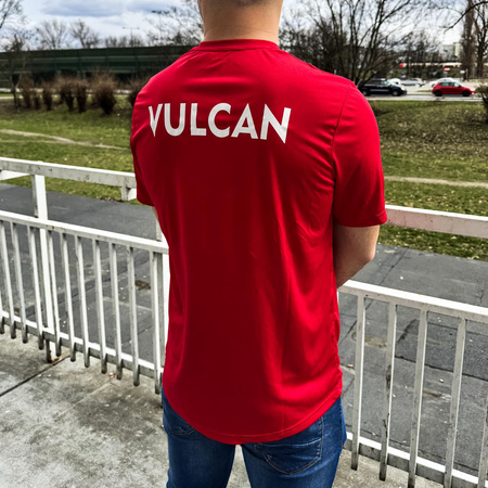 Koszulka treningowa JOMA VULCAN – herb żakardowy, napis na plecach, oddychający materiał, personalizowana